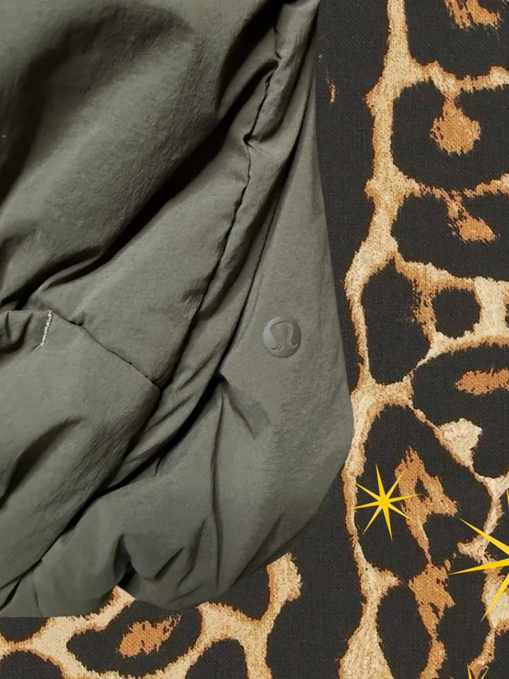 LULULEMON | Water Resistant Insulated Puffer Zip Up Jacket Olive Green | Size XS